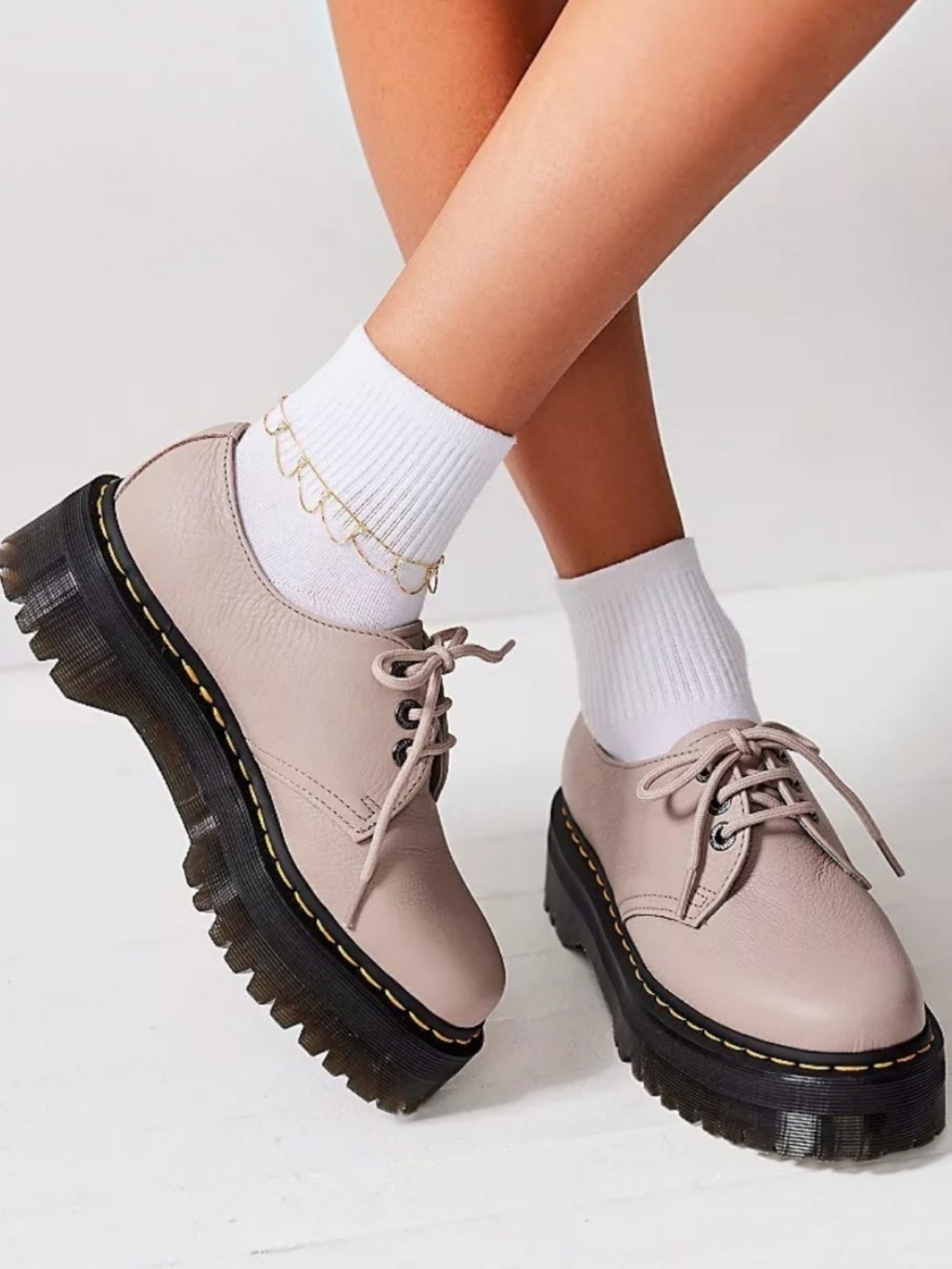 New Dr. Martens 1461 Quad II Pisa Platform Oxfords